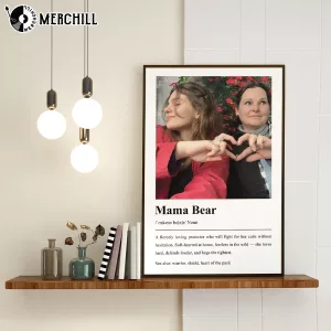 Personalized Mama Bear Definition Poster Mothers Day Gift 5