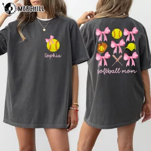 Personalized Softball Mom Shirt Mothers Day Gift Ideas 5