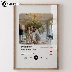 Personalized Song Plaque for Mom Custom Memory Gift