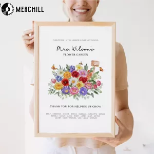 Personalized Teacher Flower Garden Gift Mothers Day Gifts for Teachers