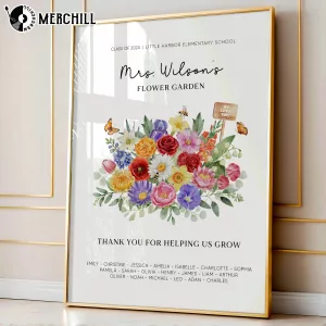 Personalized Teacher Flower Garden Gift Mothers Day Gifts for Teachers