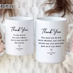 Personalized Thank You Mug Best Heartfelt Gift for Mom