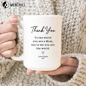 Personalized Thank You Mug Best Heartfelt Gift for Mom 5
