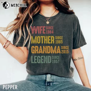Personalized Wife Mother Grandma Legend Shirt Gift Ideas for Your Mom 4