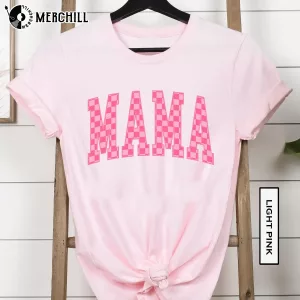 Pink Check Mama Shirt Presents for Mothers 5