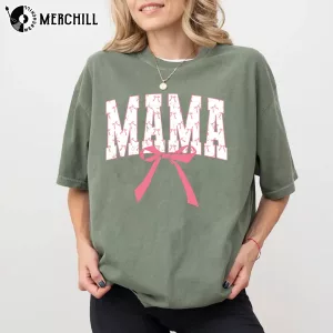 Pink Mama Bow Tee Mothers Day Gifts for Girlfriend 6