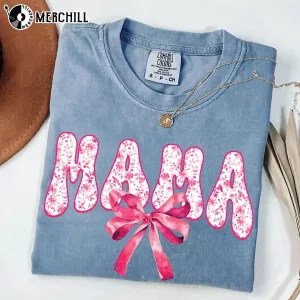 Pink Toile Mama Shirt Mother’s Day Garden Gifts