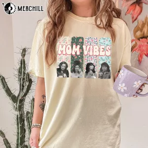 Retro 90s Floral Mom Vibes Shirt Mothers Day Flowers