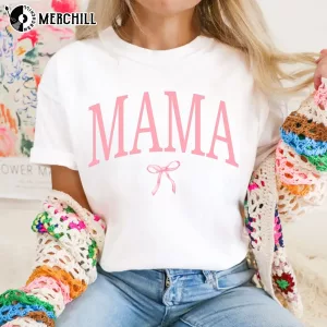 Retro Coquette Mama Graphic Tee Holiday Gifts for Mom