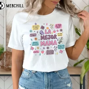 Retro Spanish Mothers Day Graphic Tee Cool Mothers Day Gifts 4