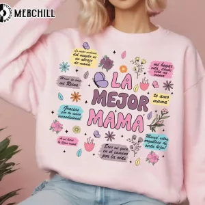 Retro Spanish Mothers Day Graphic Tee Cool Mothers Day Gifts 5