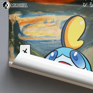 Sobble The Scream Vintage Pokemon Poster Birthday Gift for Fans Wall Art 3