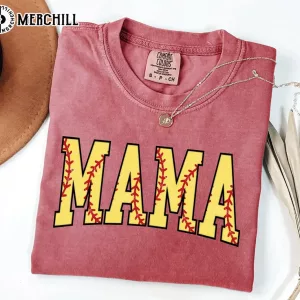 Softball Mama Shirt Mothers Day Delivery Gifts 2