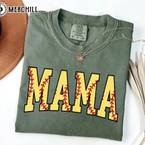 Softball Mama Shirt Mothers Day Delivery Gifts 5