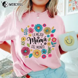 Spanish Mothers Day Retro Madre Shirt Gifts for Mom Birthday