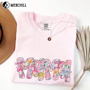 Spring Floral MaMa Shirt Mothers Day Delivery Gifts
