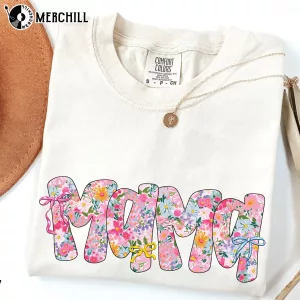 Spring Floral MaMa Shirt Mothers Day Delivery Gifts
