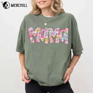 Spring Floral MaMa Shirt Mothers Day Delivery Gifts 6