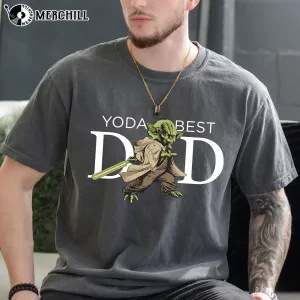 Star Wars Yoda Lightsaber Best Dad Fathers Day Shirt 2