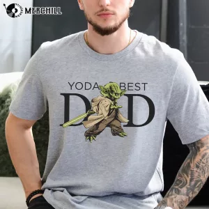 Star Wars Yoda Lightsaber Best Dad Fathers Day Shirt 4