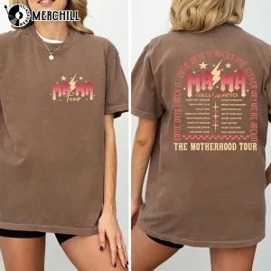 The Motherhood Tour T Shirt Unique Mothers Day Gift Ideas