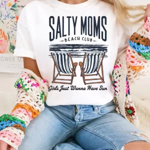 The Salty Beach Club Shirt Fun Mothers Day Ideas Gift