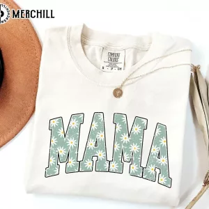 Vintage Daisy Mama Shirt Mothers Day Garden Gifts 2