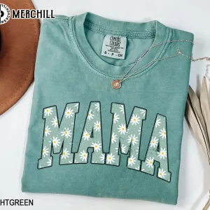 Vintage Daisy Mama Shirt Mothers Day Garden Gifts
