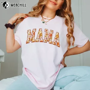 Vintage Floral Mama Shirt Mothers Day Flowers