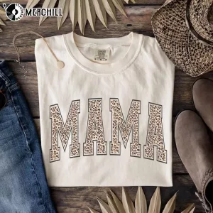 Vintage Leopard Mama Shirt Fun Mothers Day Ideas 3