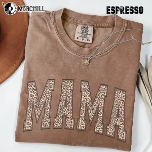 Vintage Leopard Mama Shirt Fun Mothers Day Ideas