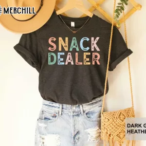 Vintage Snack Dealer Shirt Funny Mothers Day Present for Wife