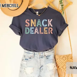 Vintage Snack Dealer Shirt Funny Mothers Day Present for Wife