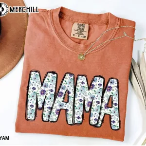 Vintage floral Mama Graphic Tee Great Mother’s Day Gift Ideas