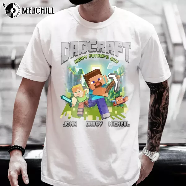 Personalized DadCraft T-shirt Gift for Father’s Day