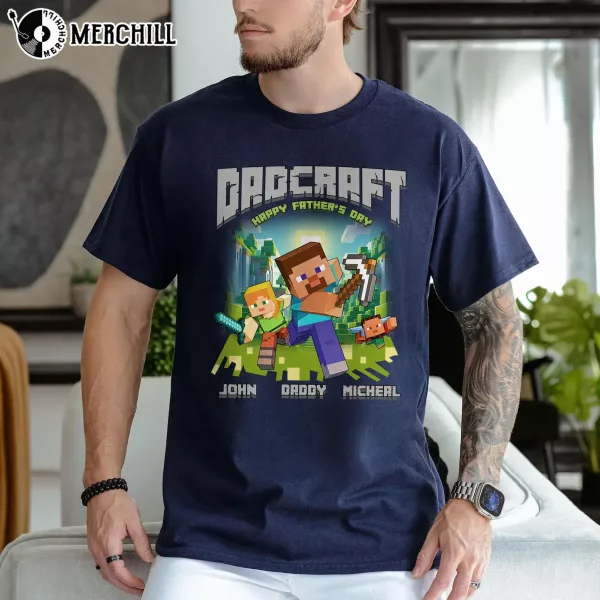 Personalized DadCraft T-shirt Gift for Father’s Day
