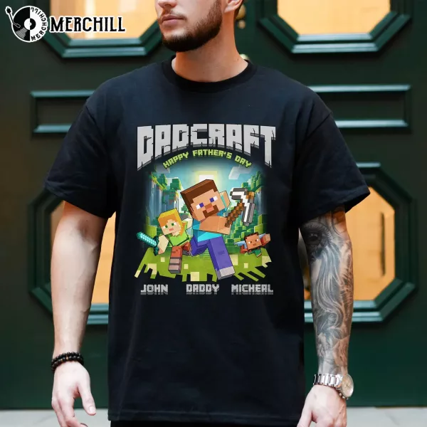 Personalized DadCraft T-shirt Gift for Father’s Day