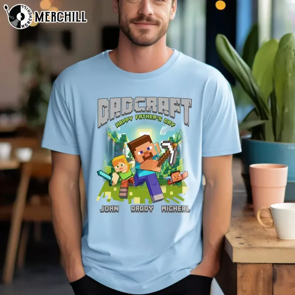 Personalized DadCraft T-shirt Gift for Father’s Day