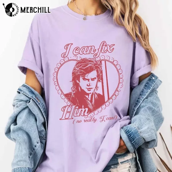 Anakin Skywalker I Can Fix Him Graphic Tee Gifts for Star Wars Fans