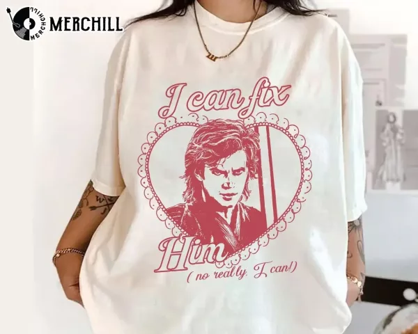 Anakin Skywalker I Can Fix Him Graphic Tee Gifts for Star Wars Fans
