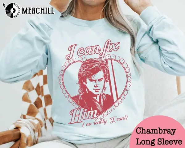 Anakin Skywalker I Can Fix Him Graphic Tee Gifts for Star Wars Fans