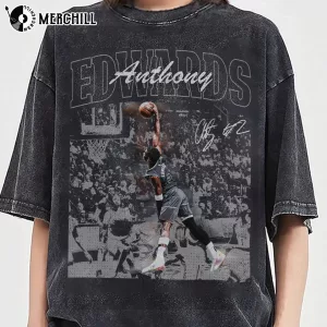 Anthony Edwards Basketball Vintage Shirt Minnesota Timberwolves Gifts 4