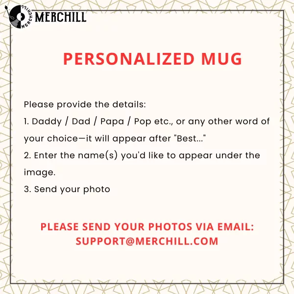 Best Daddy Ever Mug Custom Photo Mug For Dad