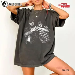 Black and White F1 Trillion Post Malone Tour Shirts