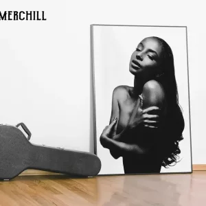 Black and White Photography Vintage SADE Poster 2