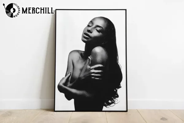 Black and White Photography Vintage SADE Poster