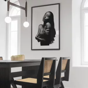 Black and White Photography Vintage SADE Poster