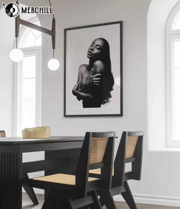 Black and White Photography Vintage SADE Poster