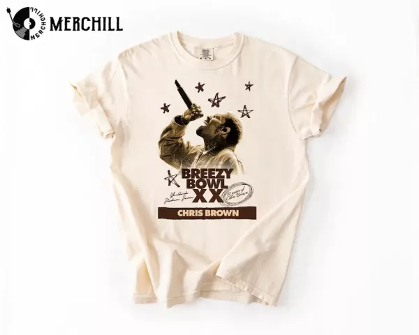Breezy Bowl XX Vintage Chris Brown Shirt