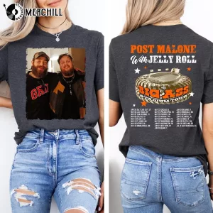 Concert Tour Jelly Roll Post Malone Graphic Tee